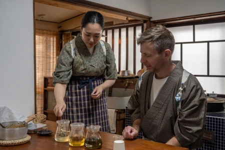 Cook in a Kimono at the Rustic Kamado House