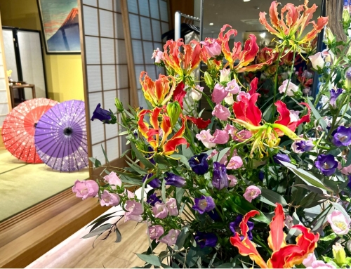 施設を彩る花々（3月の花）
